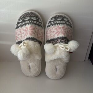 Fair Isle Slippers size 5/6